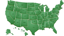 United States map